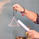Pyramide Chantante en Cristal 10 cm 2
