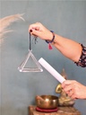 Pyramide Chantante en Cristal 10 cm 3