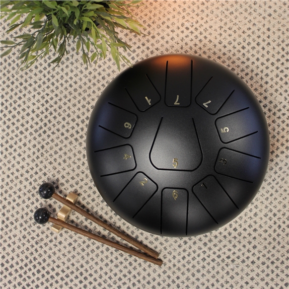 Tongue Drum Noir Diamètre 25 cm 4