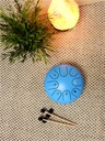 Mini Tongue Drum Bleu Diamètre 15 cm 4