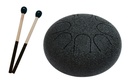 Mini Tongue Drum Noir Diamètre 15 cm 1