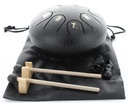 Mini Tongue Drum Noir Diamètre 15 cm 2