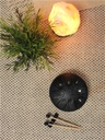 Mini Tongue Drum Noir Diamètre 15 cm 4