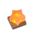 Lampe en Cristal de Sel LED Étoile 1