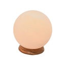 Lampe en Cristal de Sel Blanc Ronde 3