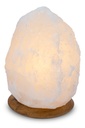 Lampe en Cristal de Sel Blanc 2 à 3 kg 1
