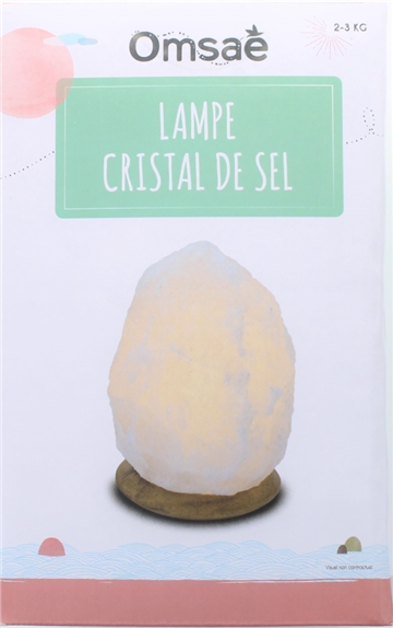 Lampe en Cristal de Sel Blanc 2 à 3 kg 2