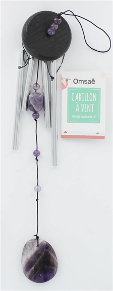 Carillon à vent Améthyste 33 cm 2