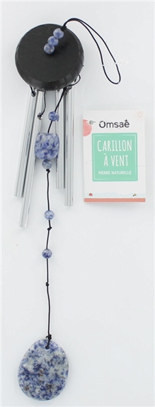 Carillon à vent Lapis Lazuli 33 cm 2