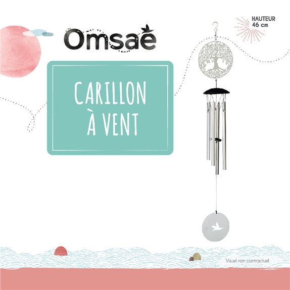 Carillon à vent Arbre de vie 46 cm 2