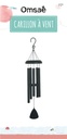 Carillon à vent Noir 81 cm 2