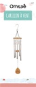 Carillon à vent Lotus 81 cm 2