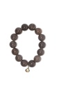 Bracelet Calcédoine Grise Perles Rondes 14 mm 1