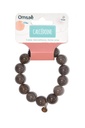 Bracelet Calcédoine Grise Perles Rondes 14 mm 2