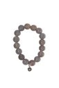 Bracelet Calcédoine Grise Perles Rondes 12 mm 1