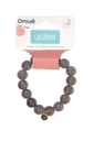 Bracelet Calcédoine Grise Perles Rondes 12 mm 2