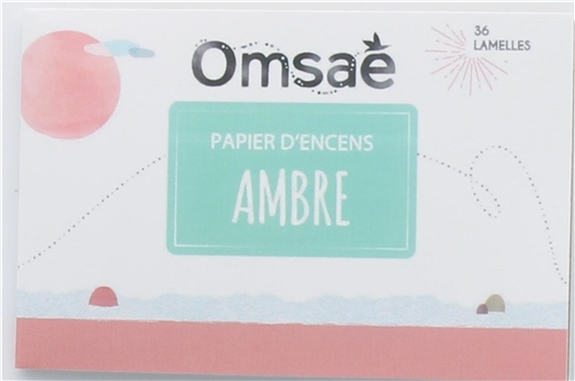 Carnet de Papier d'encens Ambre 1