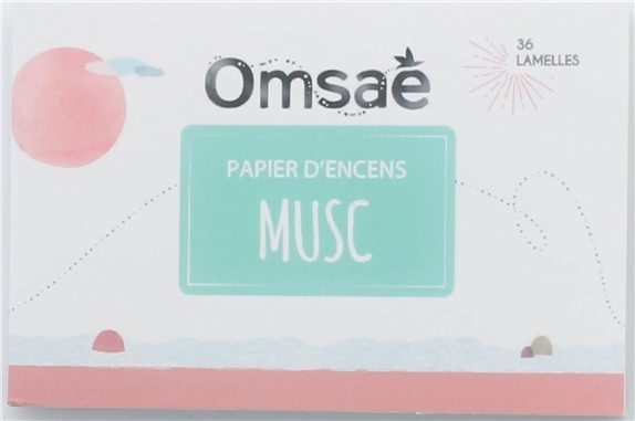 Carnet de Papier d'encens Musc 1