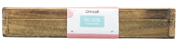Boîte Porte-encens Bâton en Bois de manguier Rectangulaire 3