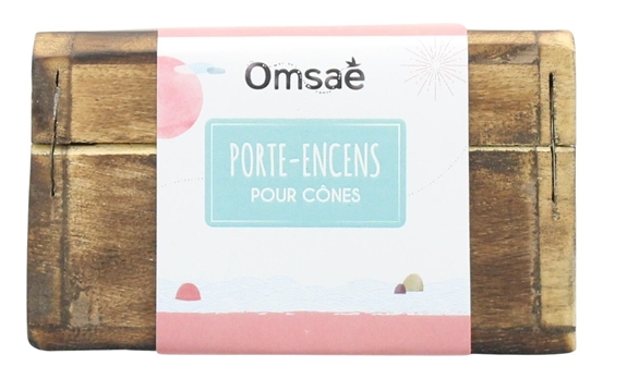 Boîte Porte-encens Cône en Bois de manguier Rectangulaire 3