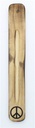 Porte-encens Bâton en Bois de manguier Motif Peace 1