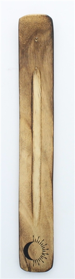 Porte-encens Bâton en Bois de manguier Motif Lune 1