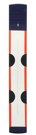 Porte-encens Bâton en Bois de manguier et Résine Motifs ronds 1