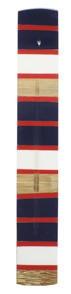 Porte-encens Bâton en Bois de manguier et résine Motifs rayures 1