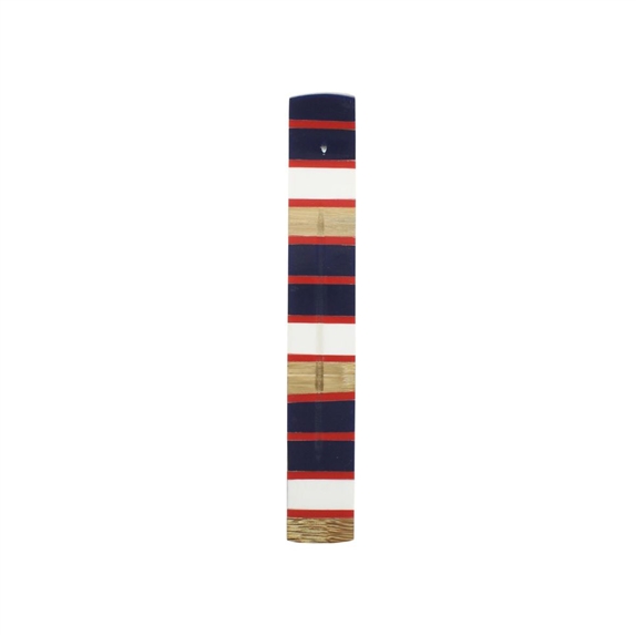 Porte-encens Bâton en Bois de manguier et résine Motifs rayures 3