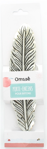 Porte-encens Bâton en Métal Forme Plume 2