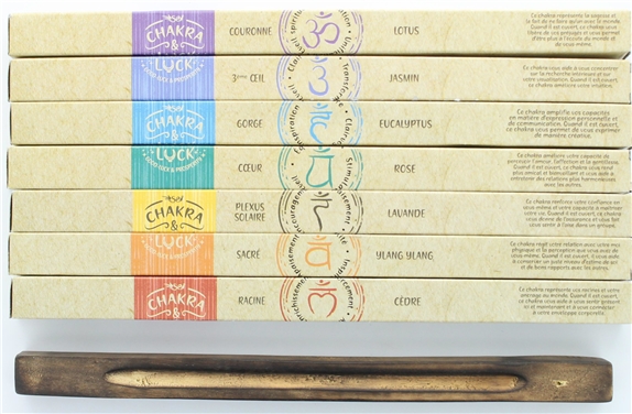 Coffret Encens Bâton Chakra Luck 7 Fragrances 1
