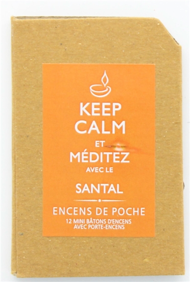 Encens de poche Keep Calm Meditate 2