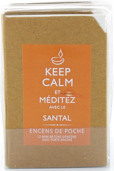 Encens de poche Keep Calm Meditate 3
