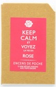 Encens de poche Keep Calm Smell the Rose 2