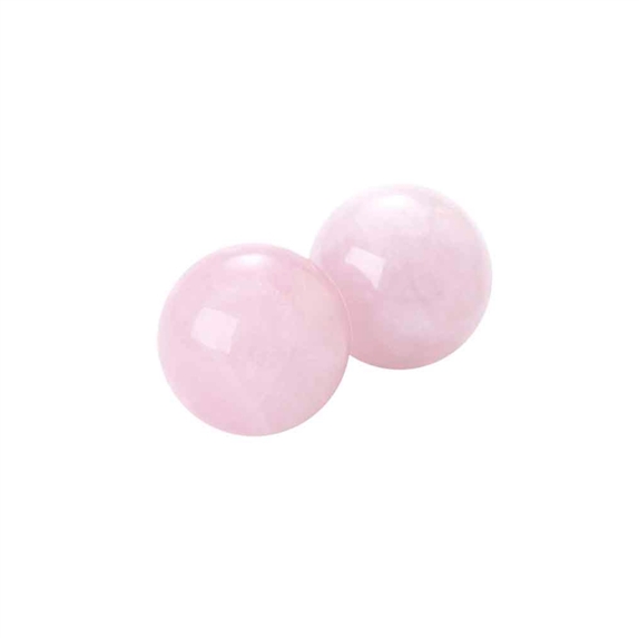 Boules de Relaxation Chinoises en Quartz Rose 3