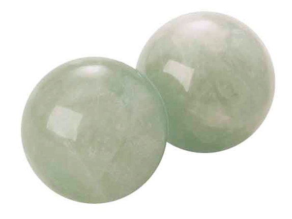 Boules de Relaxation Chinoises en Jade Vert 1