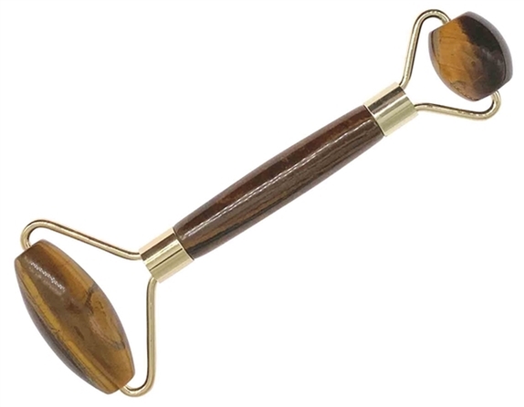 Rouleau de Massage en Oeil de Tigre 1
