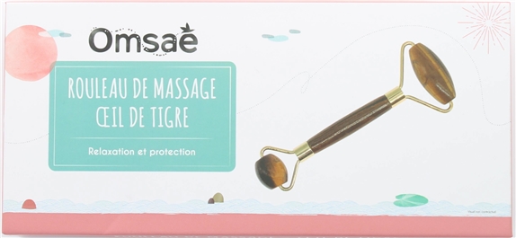 Rouleau de Massage en Oeil de Tigre 2