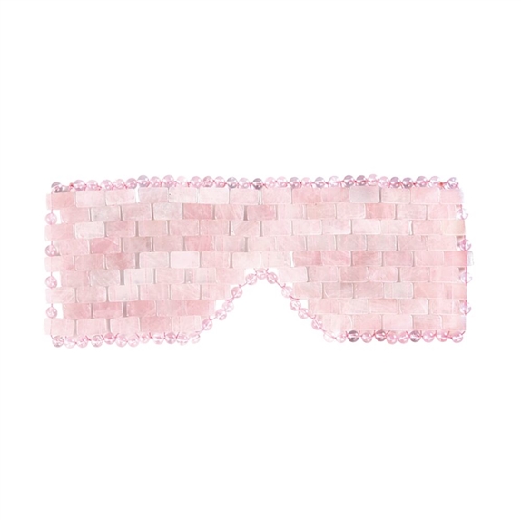 Masque Relaxant pour les Yeux en Quartz Rose 3