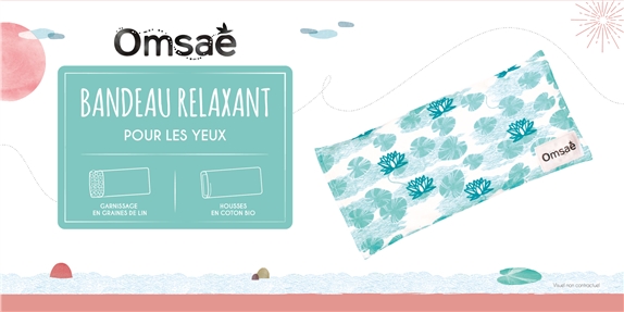 Bandeau Relaxant pour les Yeux Lotus Vert 2