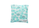 Coussin Carré Chauffant Lotus Vert 1