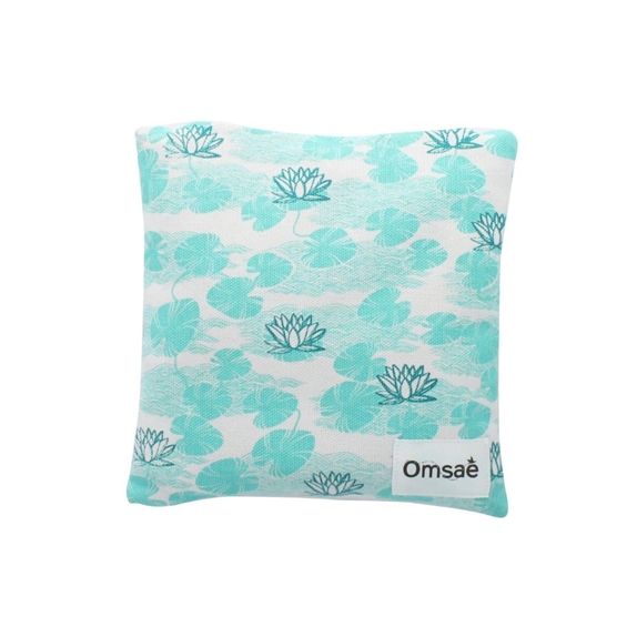 Coussin Carré Chauffant Lotus Vert 3