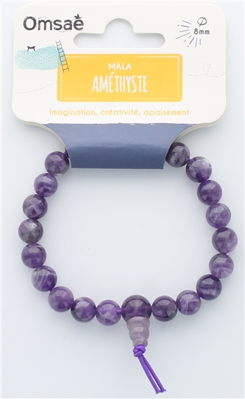 Bracelet Mala en Améthyste 2
