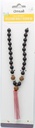 Mala en Obsidienne Noire et Rudraksha 108 perles 2