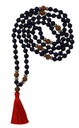 Mala en Lapis Lazuli et Rudraksha 108 perles 1