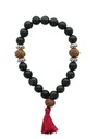 Bracelet Mala en Serpentine et Rudraksha 1
