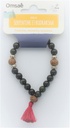 Bracelet Mala en Serpentine et Rudraksha 2
