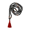 Mala en Serpentine et Rudraksha 108 perles 3