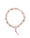 Bracelet Mala Enfant en Quartz Rose et Pierre du Soleil 1