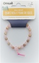 Bracelet Mala Enfant en Quartz Rose et Pierre du Soleil 2